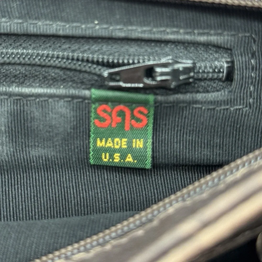 SAS Vintage USA Tapestry Shoulder Bag Cafe Market Scene Purse
